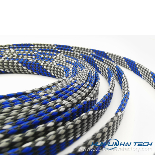 Fireproof and wear-resistant pattern woven wire tube